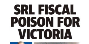 SRL Fiscal Poison for Victoria, Stephen Anthony in the Herald Sun, 21 December 2022