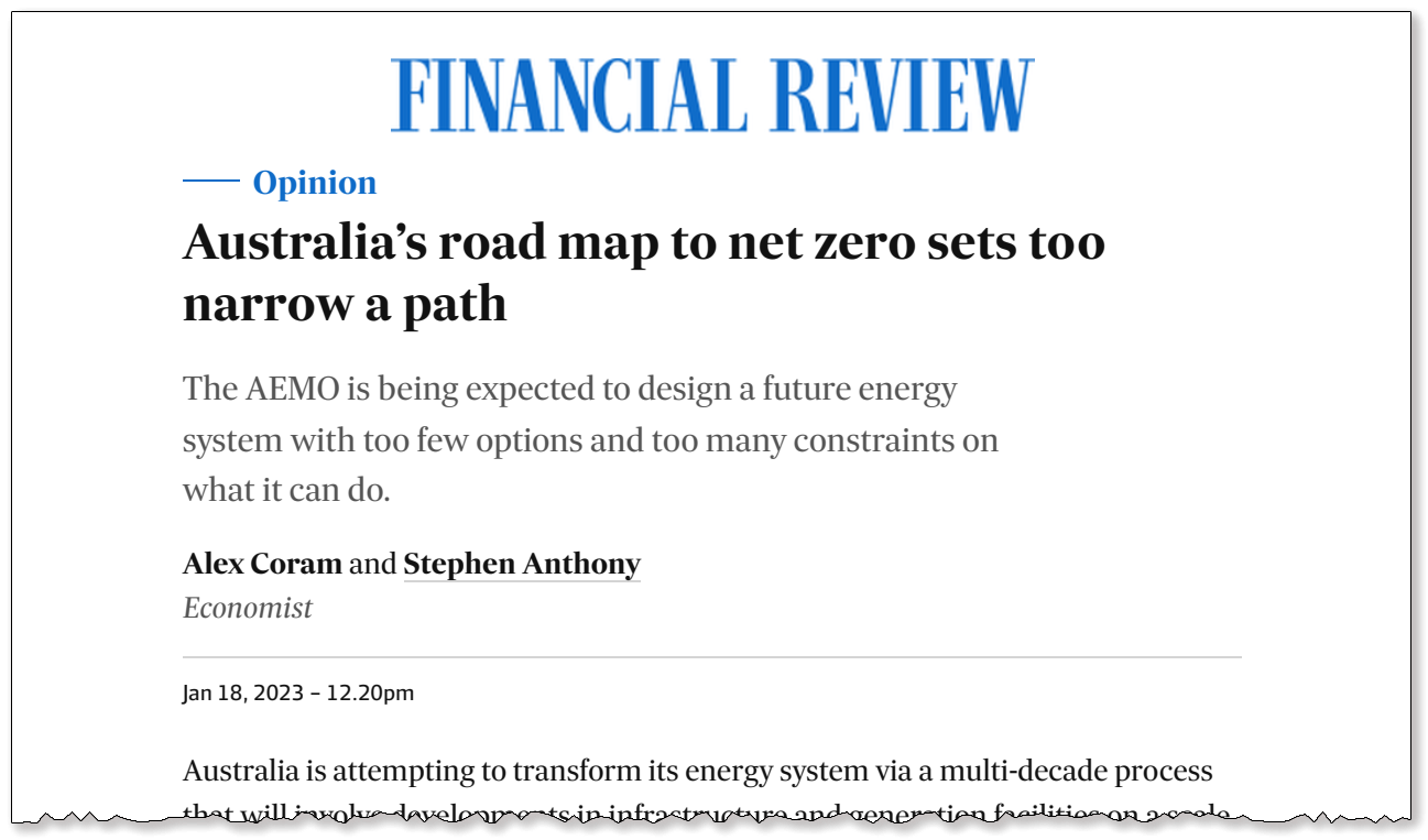 Australias Road Map To Net Zero Sets Too Narrow A Path 